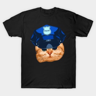 police Cat T-Shirt